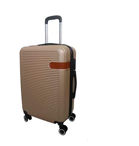 Kit 3 Malas De Viagem + 2 Frasqueira De Luxo Dourado