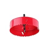 LIXSAZSE Langlebiges Metall Lochsägen Bohrschneider Set für schwere Anwendungen. Metallbohrer, Lochsägen Set, Durchmesser, Φ130mm