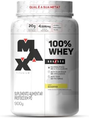 100% Whey (900g), Banoffee, Max Titanium