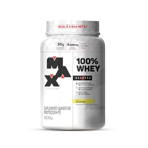 100% Whey (900g), Banoffee, Max Titanium
