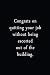 Congrats On Quitting Your Job Without Being Escorted Out Of The Building.: An Irreverent Snarky Humorous Sarcastic Funny Office Coworker & Boss Congratulation Appreciation Gratitude Thank You Gift