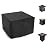 Fire Pit Cover Square for Fire Pit 28-32 Inch,Waterproof Outdoor Square Fire Pit Cover,Full Coverage Patio Firepit Covers Square Heavy Duty 420D Oxford Fabric Outdoor Fireplace Cover