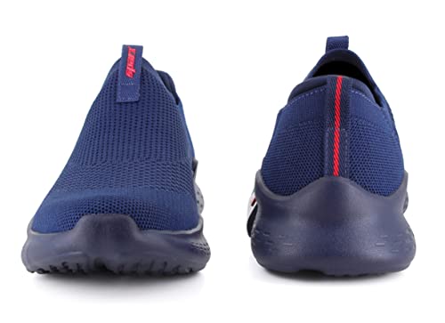 Image of SPARX Newly Arrival Men's Shoe for Running /Gymming /Office /Walking /Casual /Outdoor Footwear SM-708G N.Blue Red UK-08