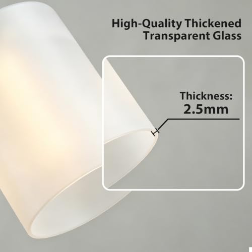 Image of IZORRO Bathroom Light Fixtures, Modern Vanity Lights, Bathroom Lighting Fixtures Over Mirror with Milky White Shade, Wall Sconce for Living Room Cabinet Bedroom (Oil Rubbed Bronze, 8-Light)