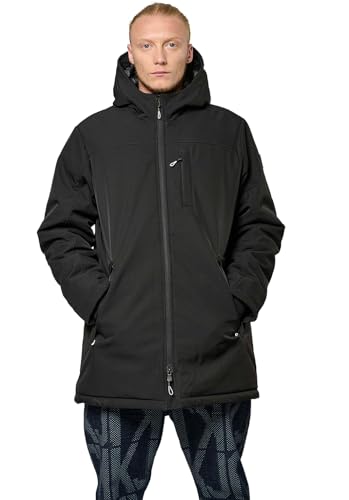 Kaporal Homme_Parent, Veste, Coupe Regular, Manches Longues, Col Capuche, Modèle Reyo, Couleur Black, Taille