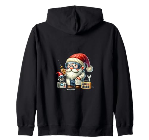 Computer Science Nerd Gnome Graphic For Men Funny Scientist Sudadera con Capucha