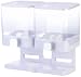 Imagen de Dispensador Doble para Cereales y Snacks, Blanco