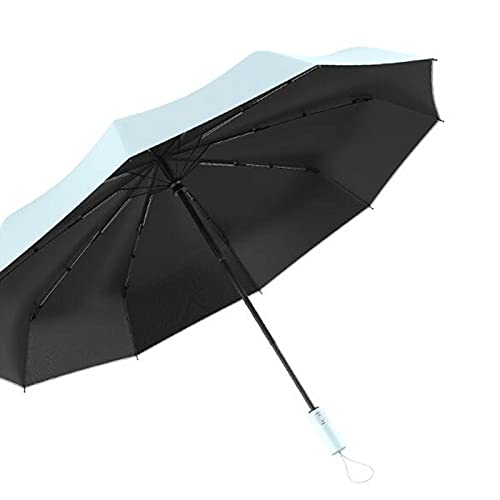 Regenschirme, 1 ück automatisch öffneter Regenschirm, Reiseschirm, 12 Rippen für Auto-Regen im Freien, Beige, Schwarz, Blau, Gelber Regenschirm