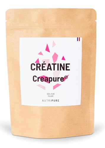 Nutripure | Créatine Monohydrate Creapure® 100% Pure | Force & Performance Musculaire | Crossfit, Sports Intensifs & Musculation | Vegan, Sans Additifs | Sachet 150 g | Made in France