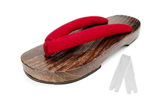 Image of Japanese Wooden Clogs Geta Slippers