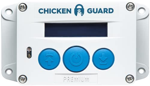 Chickenguard ‘Premium’ Automatic Chicken Coop Pop Hole Door Opener & Closer With Timer & Light Sensor Plus Our Classic 30 X 40Cm Aluminium Door & Oak Runner Kit #TOP2