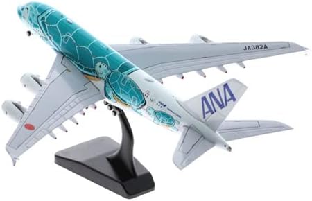 Miniatura 4 de JC Wings All Nippon Airways Green Turtle A380-800 JA382A 1400 DIECAST modelo de avión preconstruido