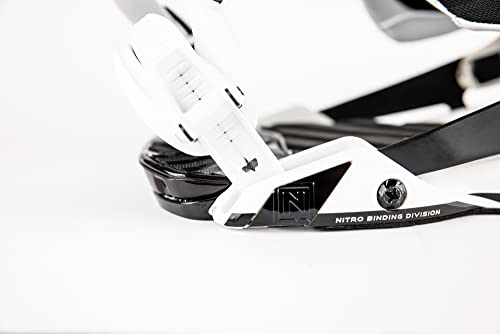 Foto von Nitro Herren Phantom Carver '23 Premium Freeride Carving Carbon Bindung Snowboardbindung, Trooper, M