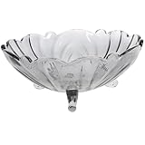 Corbeille à fruits en verre transparent : notre corbeille à fruits est un bel ajout qui égaye n'importe quelle table ou comptoir, corbeille à fruits pour le goûter