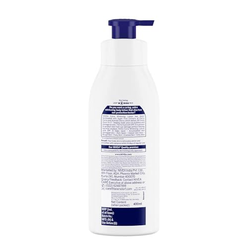 Nivea Body Lotion Natural Glow | Cell Repair Even Tone Complex & Vitamin C SPF 15 | 400ml (13.52 Fl OZ) - image 2