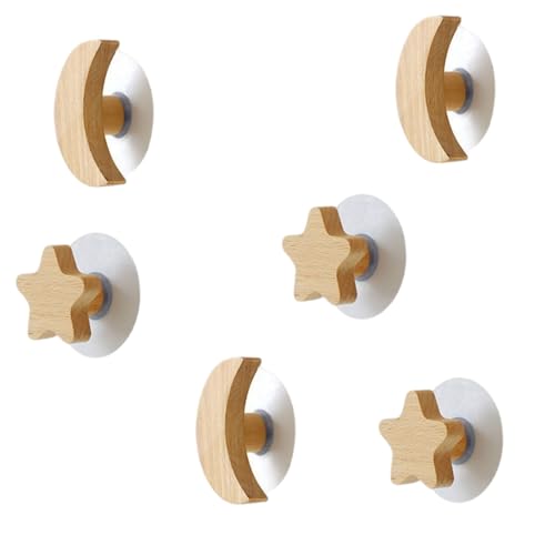 HIRAIDAI Colgadores Pared Madera Percheros