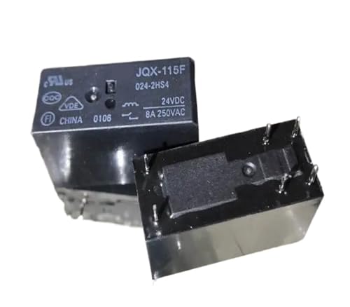 Relé JQX-115F 024-2HS4 de 6 pines y 24V para circuitos impresos de alta fiabilidad
