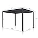SORARA Mirador 111S Louvered Pergola 10' x 13' Aluminum Gazebo with Adjustable Roof for Outdoor Deck Garden Patio, Charcoal