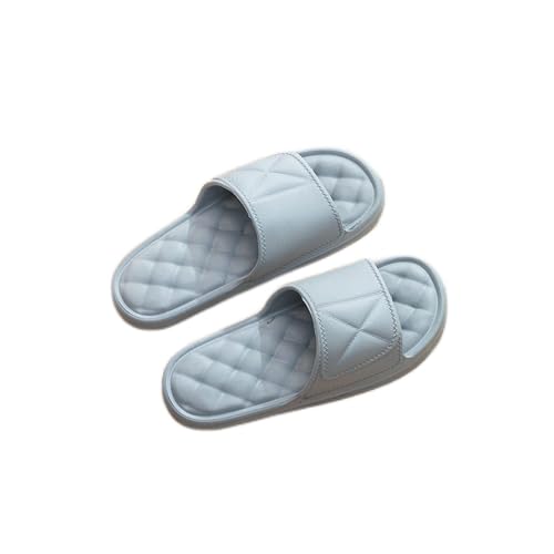 Beach Sandals Fashion Personality Sandals Hard to Bear Ladies Indoor Home Slippers Outdoor Lightweight External Wear Sandals Couple Outer Slippers(Light Grey,42-43)