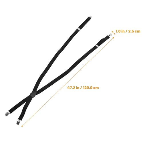 Tirantes ajustables para pantalones con clips de alta sujeción y correas elásticas Mipcase 7