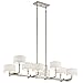 Kichler 52054PN Laurent Pendant, 8-Light 480 Total Watts, Polished Nickel