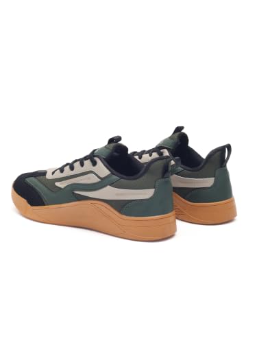 Image of Impakto para X Court Men's Sneakers | Lightweight & Cushioned Insole | Lace-Up Shoes for Casual Outings,Walking & Gym | Anti-Skid Rubber Sole for Non-Marking Activity