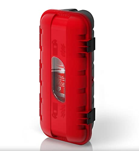 Feuerlöscher Box rot/schwarz inkl. 6kg Feuerlöscher ABC Pulver LKW/KFZ ADR
