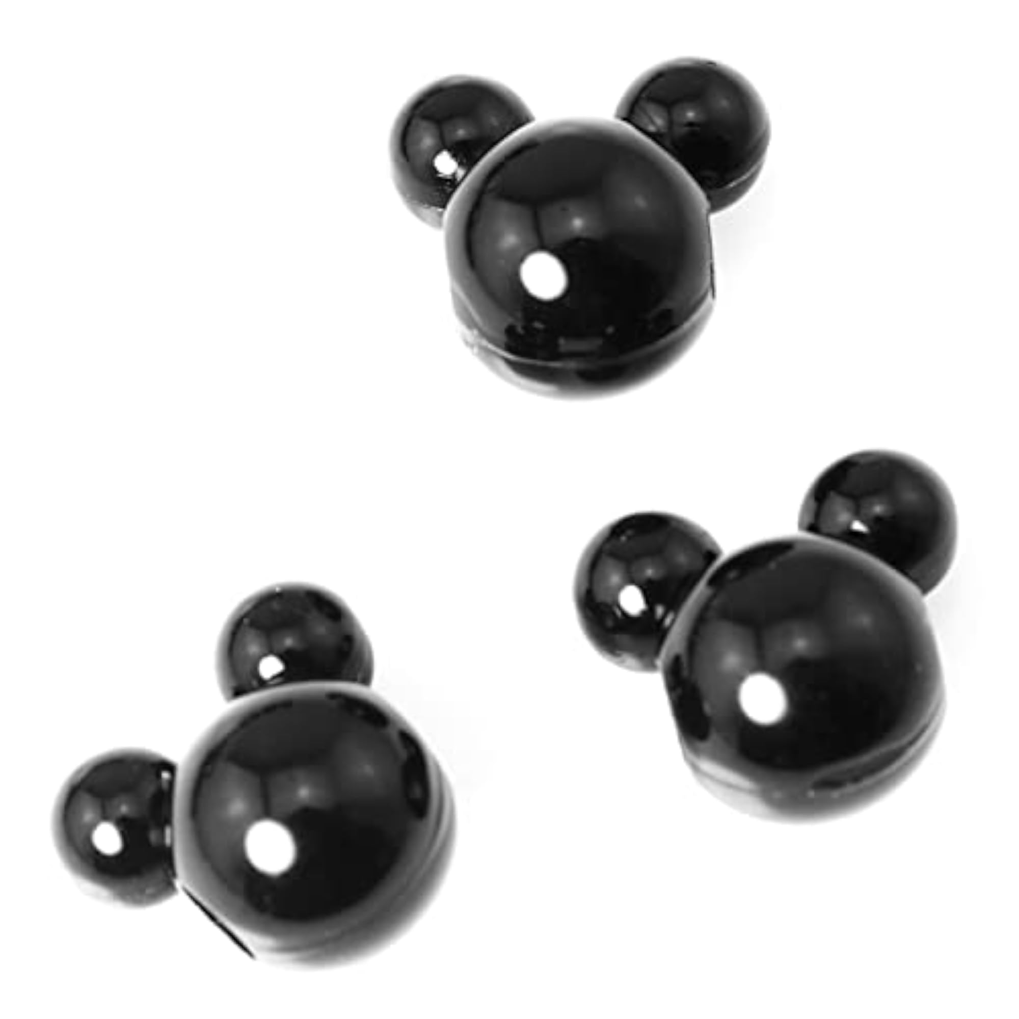 150PCS Mickey Mouse Head Acrylic Beads for Craft Making