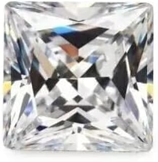 6x6 mm 1.09 Ct Princess Cut Natural Loose Diamond Gemstone VVS1 D Color Certified Loose Gemstone for Necklace Bracelet & Jewelry Making