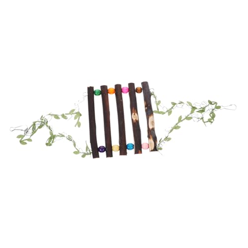 HEMOTON Suspending Parrot Swing Bird Funny Bird Swing Wear Resistant Design for Budgie and Lovebird Cages Enhances Playtime and Decor