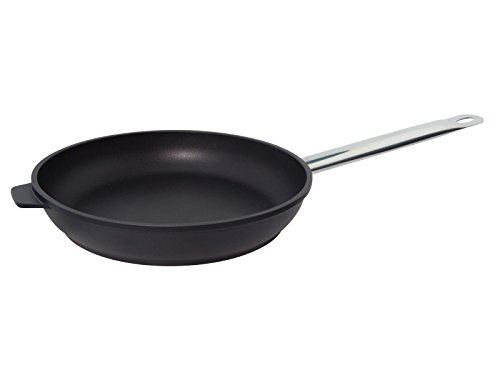 Padella professionale 24cm in alluminio presofuso manico acciaio ilsa