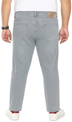 Image of Pluss Tribe - Plus Size Jeans for Men - Denim Jeans - Ideal for Casual, Office Available Sizes : 40 to 52