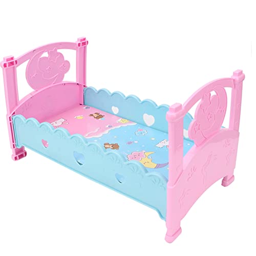 Brinquedos de casa de brincar seguros e duráveis, cama de boneca, simulação, cama de boneca, brinque