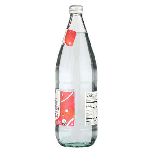 Image of Whole Foods Market, Organic Strawberry Sparkling Water, 33.8 Fl Oz