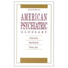 Hardcover American Psychiatric Glossary (American Psychiatric Glossary, 7th ed) Book