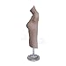 EZ-Mannequins Female Mannequin Torso, Dress Form Hollow Back Body Tshirt Display, w/Plastic Stand for Counter Top for Craft Shows, Photos or Design, Easy to Assemble and Store, S-M Sizes, Flesh Color