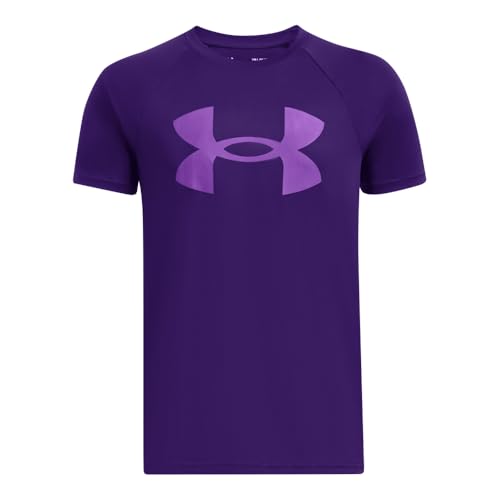 Image of Under Armour Boys' Tech Hybrid Printed Fill Short-Sleeve T-Shirt
