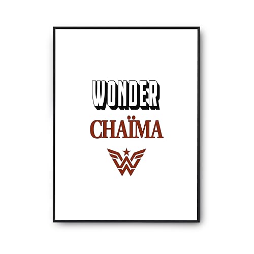 Poster citation Wonder Chaima pour sublimer votre décoration murale