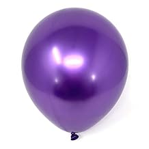 Allgala 50 CT 12" True Heavy Metalic Helium Grade Premium Latex Balloons-Purple-BL52034
