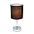 Simple Designs LT2007-BLK-LB Basic Chrome Mini Table Lamp for Living Room, Nightstand, Desk, Countertop, Black, with Feit LED Bulb Included