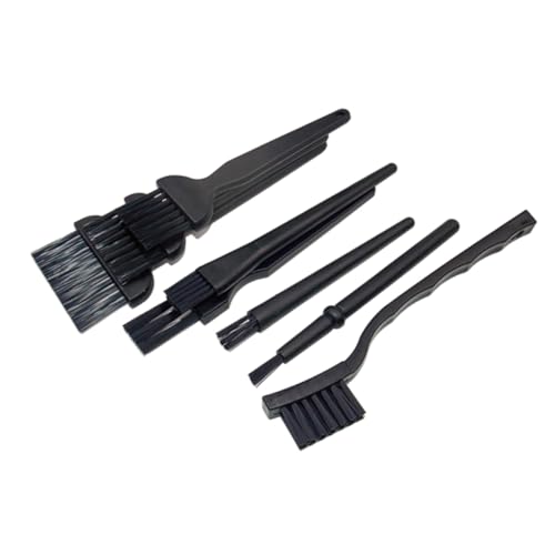 Healeved 10 1 Nylon Cleaning Keyboard Brush Baster Anti Static Computer Brush Portable Brush Kit Hard-to-Reach Spaces Brush Circuit Board Brush Cleaning Kit Kits Circuit Board Kit Black