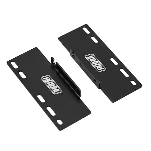 INJORA Plaque Latérale Plateau Récepteur ESC en Aluminium 2PCS pour 1/24 Axial SCX24 1/24 RC Crawler