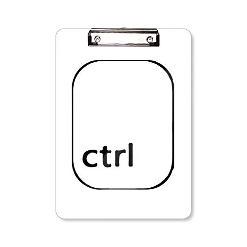 Clavier Symbol Ctrl Porte-bloc A4 et plaque de support pour document de bureau rigide