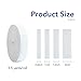 4 Rolls Elastic for Sewing, White Elastic Band Knit Elastic Spool High Elasticity 0.4/0.6/1/1.5 Inch in Width, 5.5 Yards/Roll for Waistband Pants Dress Swimwear Belt or Crafts DIY (White-4 Rolls)