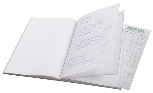 Exacompta 3251E 10er Pack karierte Angebotsblöcke 50 nummerierte, selbstdurchschreibende Blätter (1 Original + 2 Kopien) Format 210x148 mm FSC-zertifiziert auf französisch