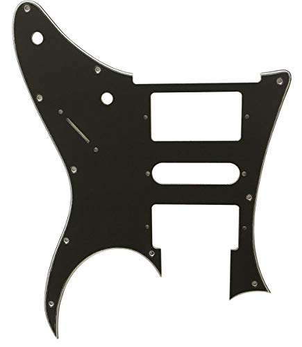 Guitar Parts For Ibanez RG 350 DX Style Guitar Pickguard (3 Ply Black)