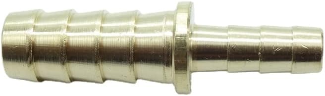 CDQBWKJGFJ 2 Pcs Brass Hose Barb Reducer Fitting,5/16" to 3/16" Barb Hose ID, Reducing Hose Barb Splicer Tubing Hose Adapter/Coupler,for Water/Fuel/Air — view 3