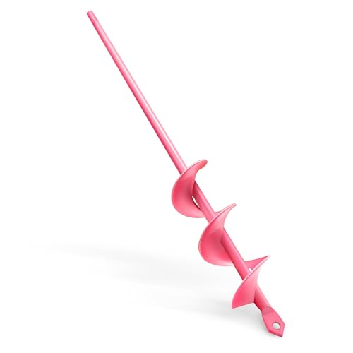 syitcun - punta elicoidale per trapano da giardino 4 x 42 cm, trivella per trapano – punta per trapano a batteria per piante rosa – strumento per scavare per piante