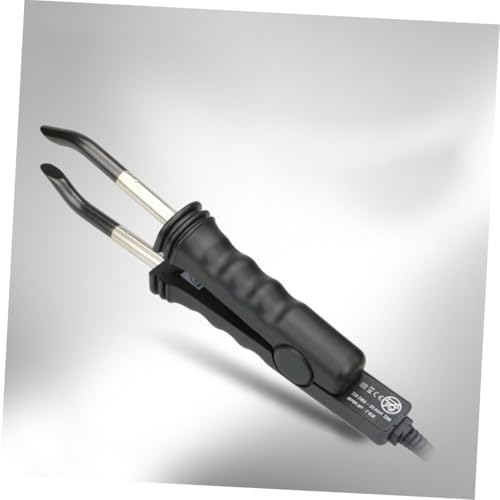 Pince professionnelle pour extensions de cheveux en plastique noir - 6