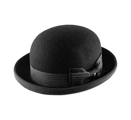 B Couture - Chapeau Melon Feutre Homme ou Femme Blaise - Taille 59 cm Cover